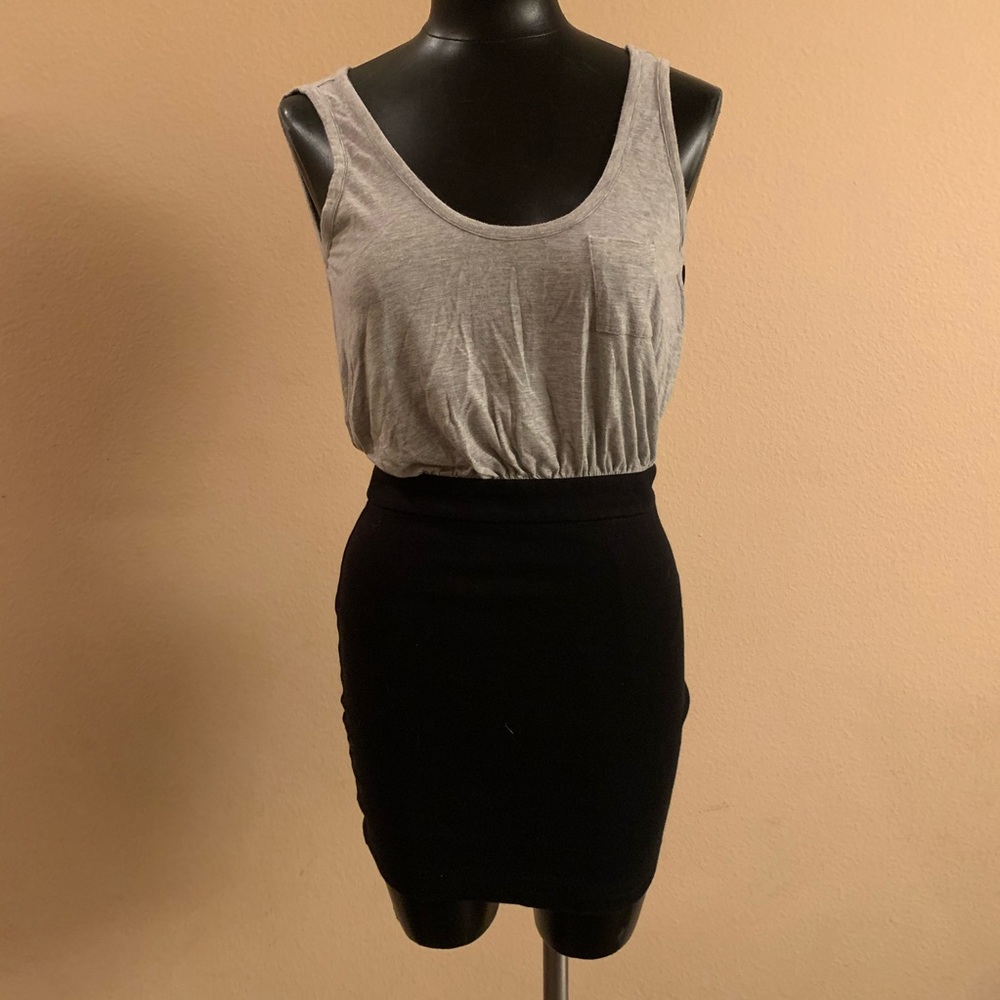 LaRok Grey and black Dress